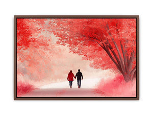 Autumn Stroll Of The Hert Poster