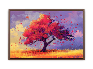 Red Tree Poster