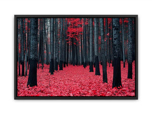 Red Maple Forest Painting