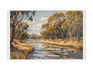 Diamantina River Framed Print