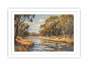 Diamantina River Streched canvas