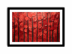 Red Leaves Art Print
