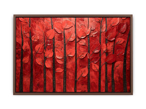Red Leaves Poster