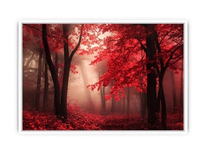 Amber Autumn Twilight Framed Print