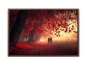 Autumn Serenade Of Leaves Poster