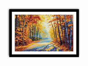 Crimson Dreams landscape Art Print