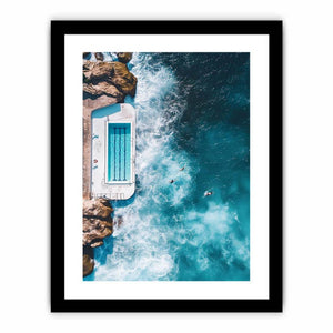 Sapphire Oasis Art Print