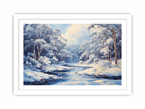 Snowy River Streched canvas