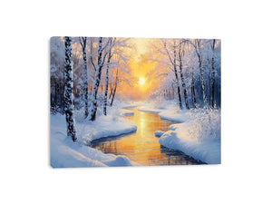 Winter Landscape II Canvas Print