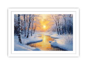 Winter Landscape II Streched canvas