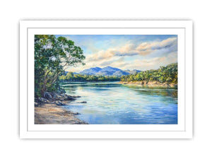 Tamar River Streched canvas