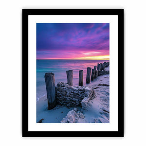 Sunset’s Gentle Palette Art Print