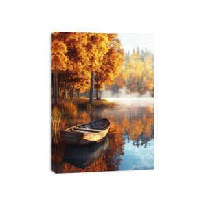 Autumn Lake Canvas Print