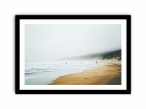Beach Embrace Art Print