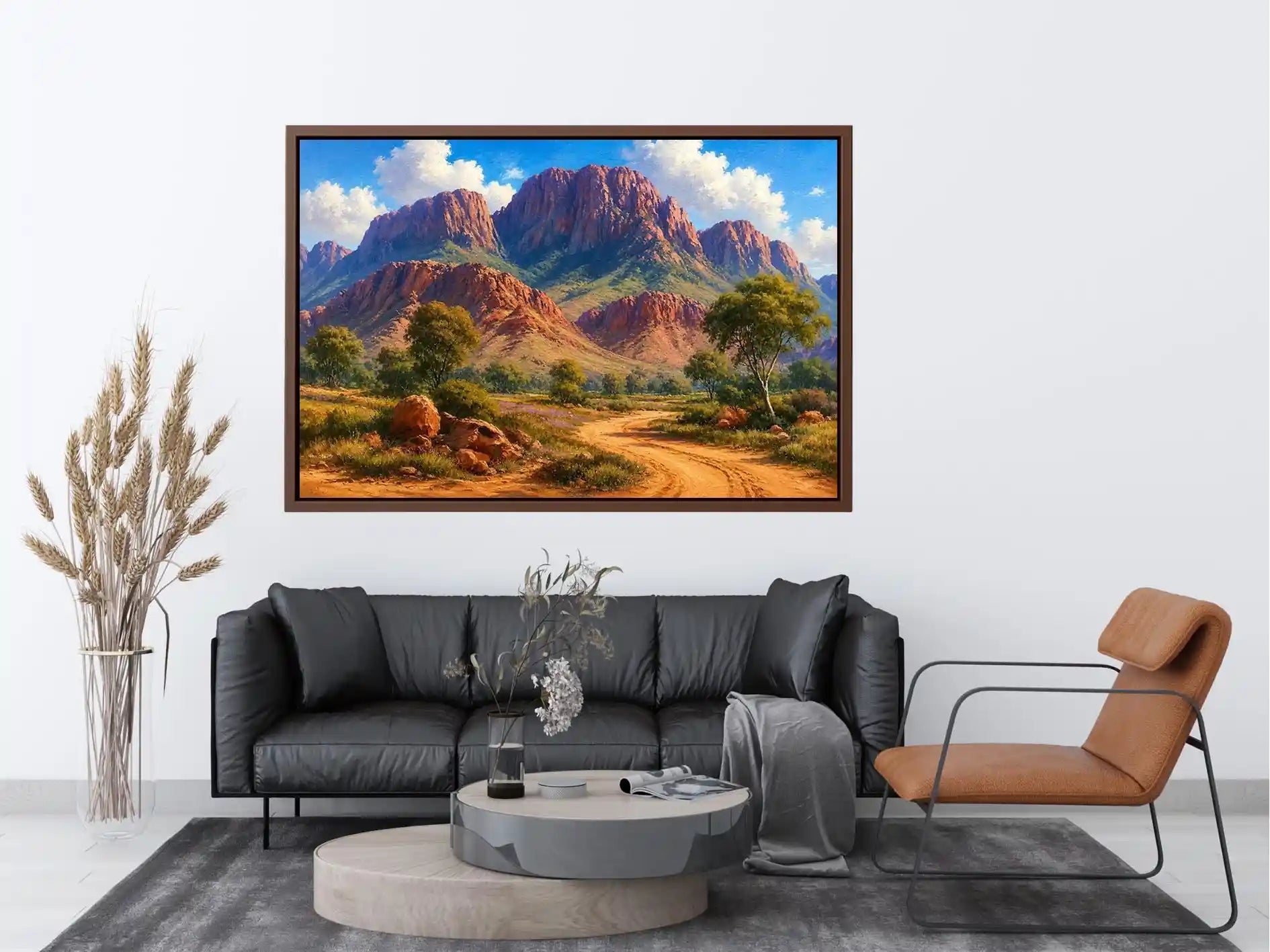 MacDonnell Ranges Australia Canvas Print Wall Art