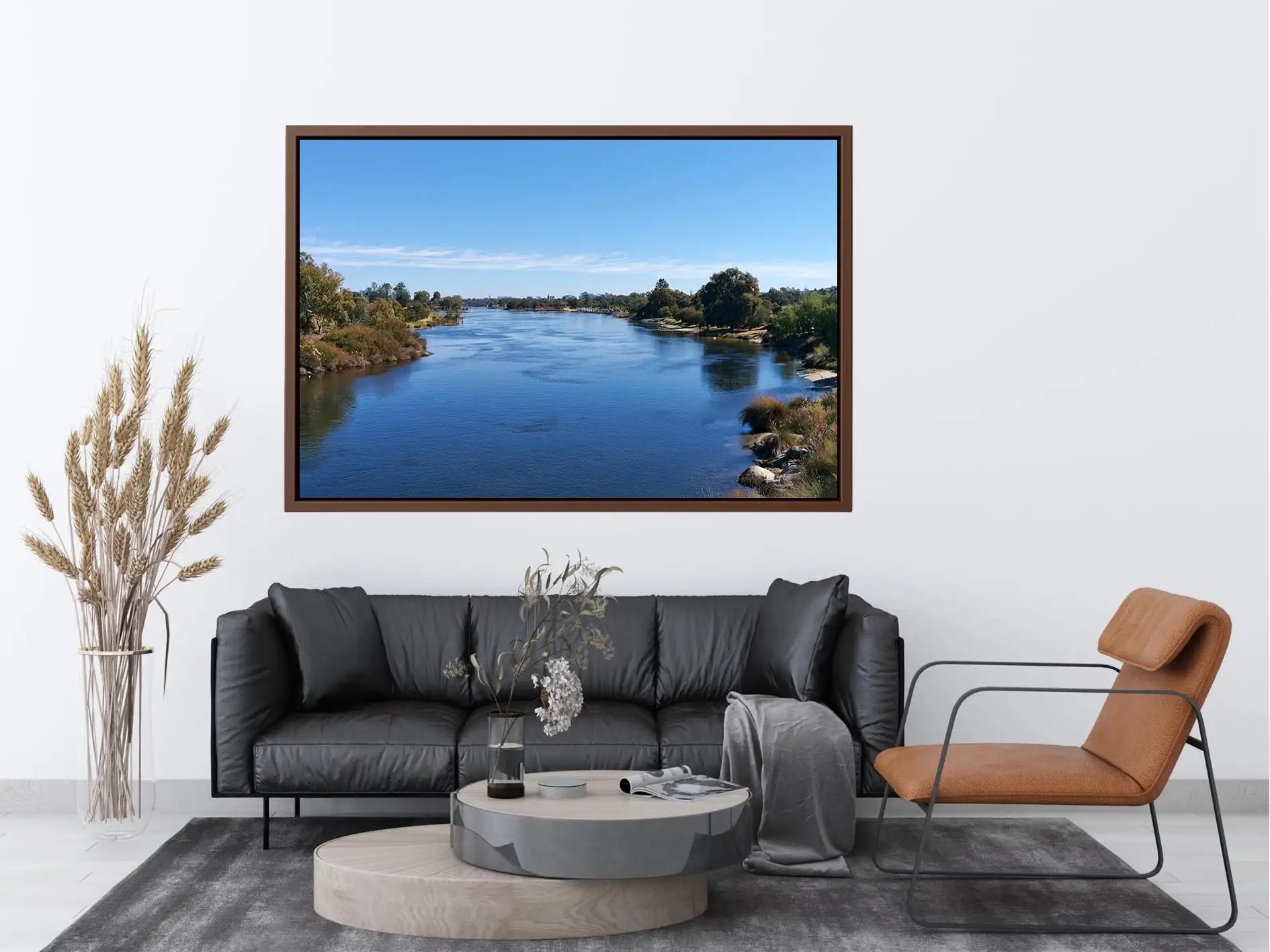 Swan River Canvas Print