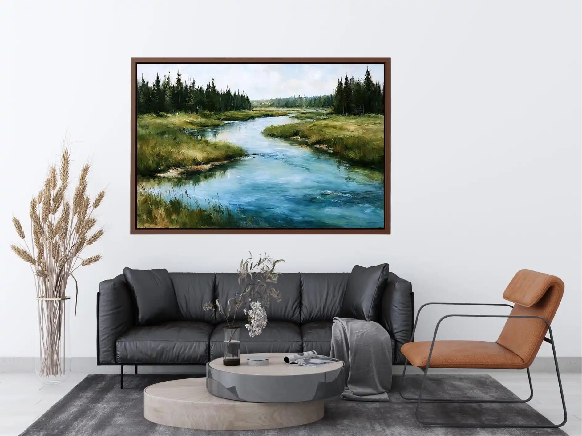 Logan River Canvas Print