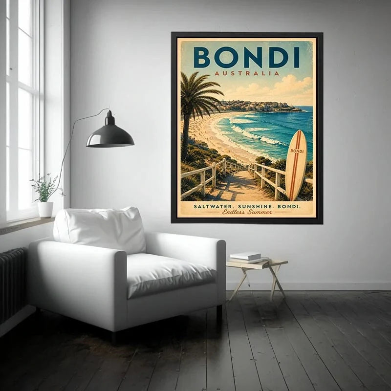 Bondi Vintage Travel Poster