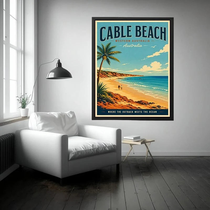Cable Vintage Travel Poster