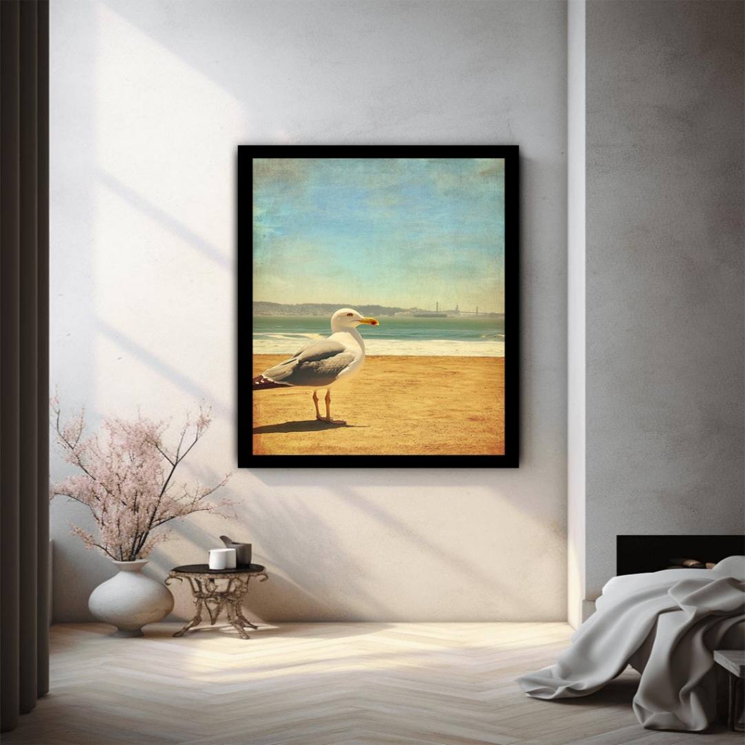Seagull On Beach