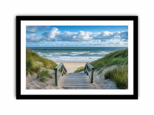 Beach Path Art Print
