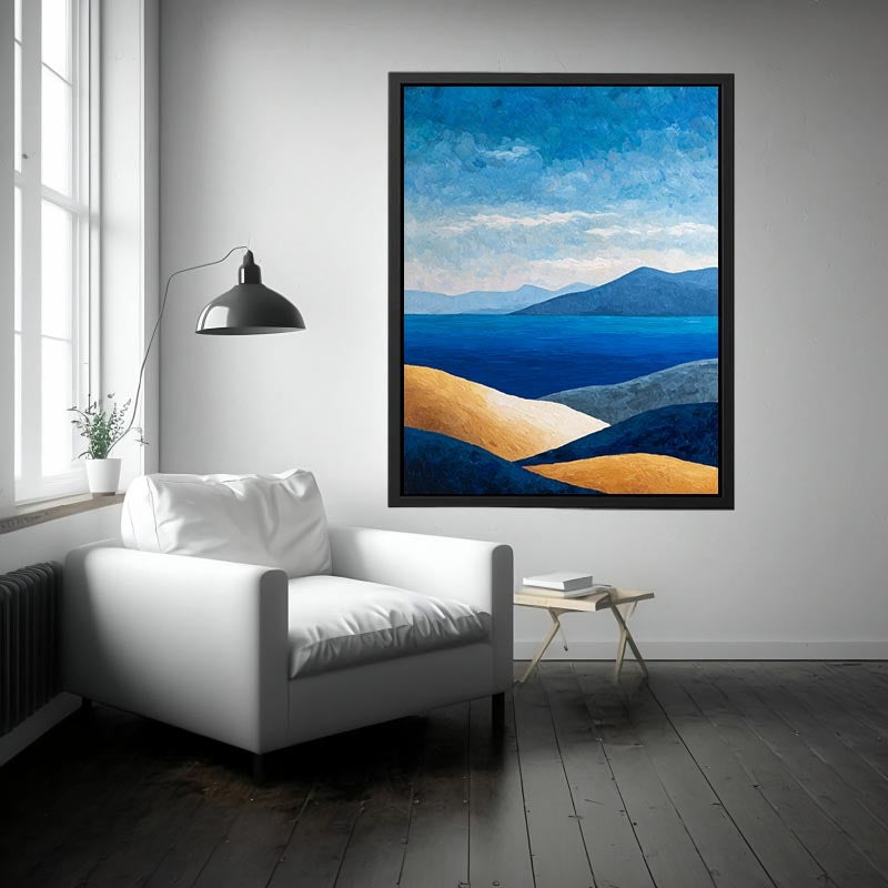 Whispers of Blue Stillness