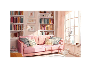 Pink cozy room