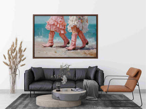 Cowgirl Shoes by the Shore