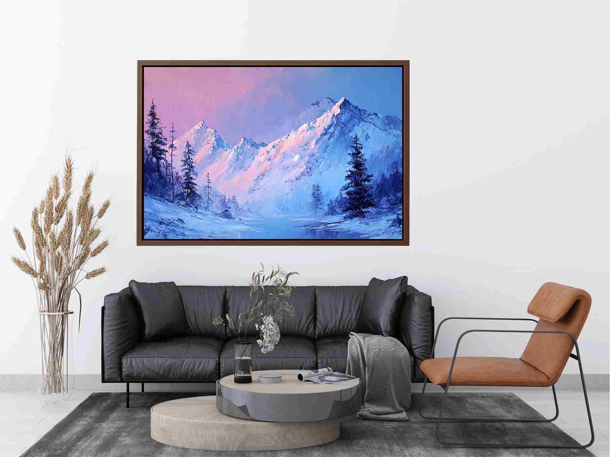 Mountain Snow Art