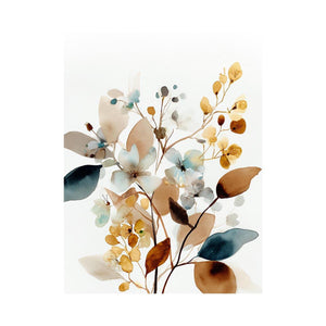 watercolor leaves