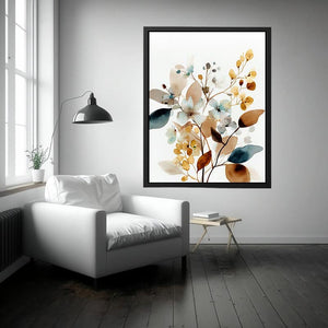 watercolor leaves