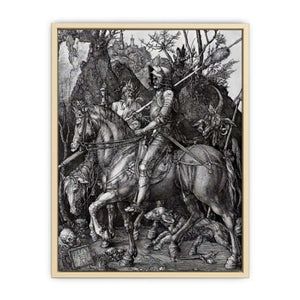 The Knight Death And The Devil Art Print