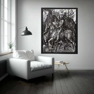 The Knight Death And The Devil by Albrecht Durer
Painting