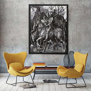 The Knight Death And The Devil by Albrecht Durer
Painting