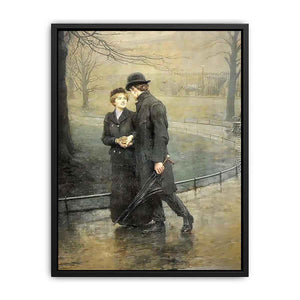 Garden of Eden by Briton Rivière Canvas Print