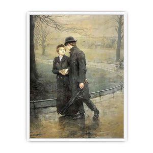 Garden of Eden by Briton Rivière Framed Print