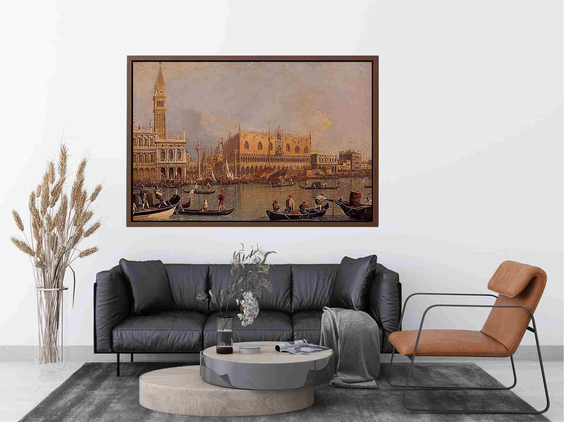Ducal Palace, Venice, c.1755 by (Giovanni Antonio Canal) Canaletto Painting