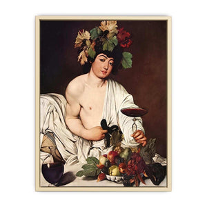Bacchus by Caravaggio Art Print