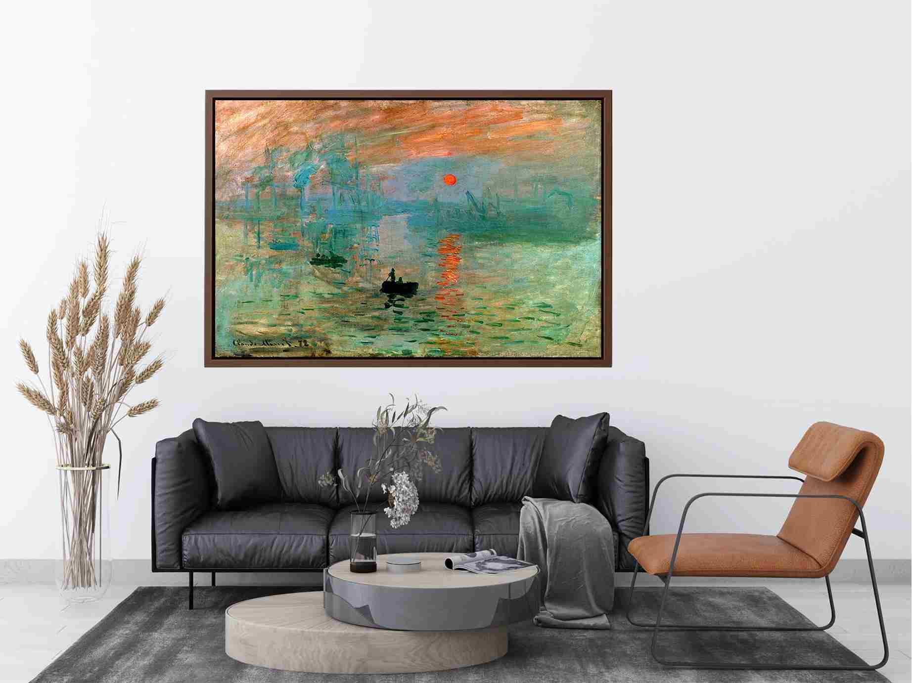 Impression Sunrise by Monet Painting