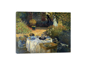 The Luncheon (Monet's Garden At Argenteuil) by Claude Monet Painting