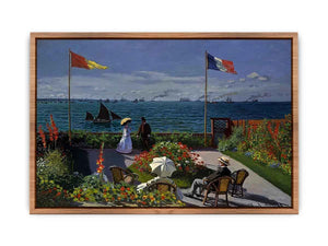 Terrace at the Seaside, Sainte-Adresse Poster