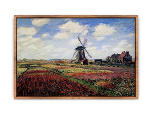 Field Of Tulips In Holland Poster