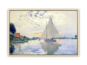 Sailboat At Le Petit Gennevilliers Art Print