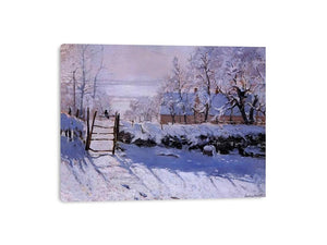 The Magpie by Claude Monet Painting