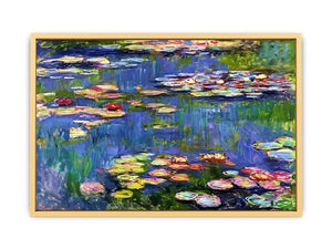Water Lilies Streched canvas