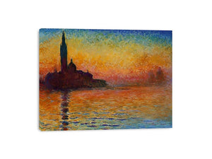 San Giorgio Maggiore At Dusk by Claude Monet Painting