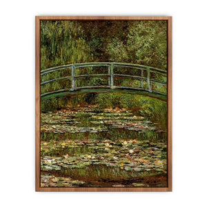 The Water Lily Pond Aka Japanese Bridge Poster
