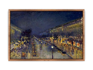Boulevard Montmartre; Night Effect Poster
