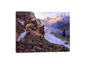 Whose Meat? by Charles Marion Russell Painting