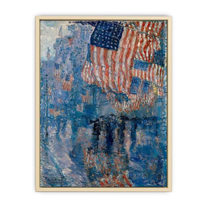 The Avenue in the Rain Art Print